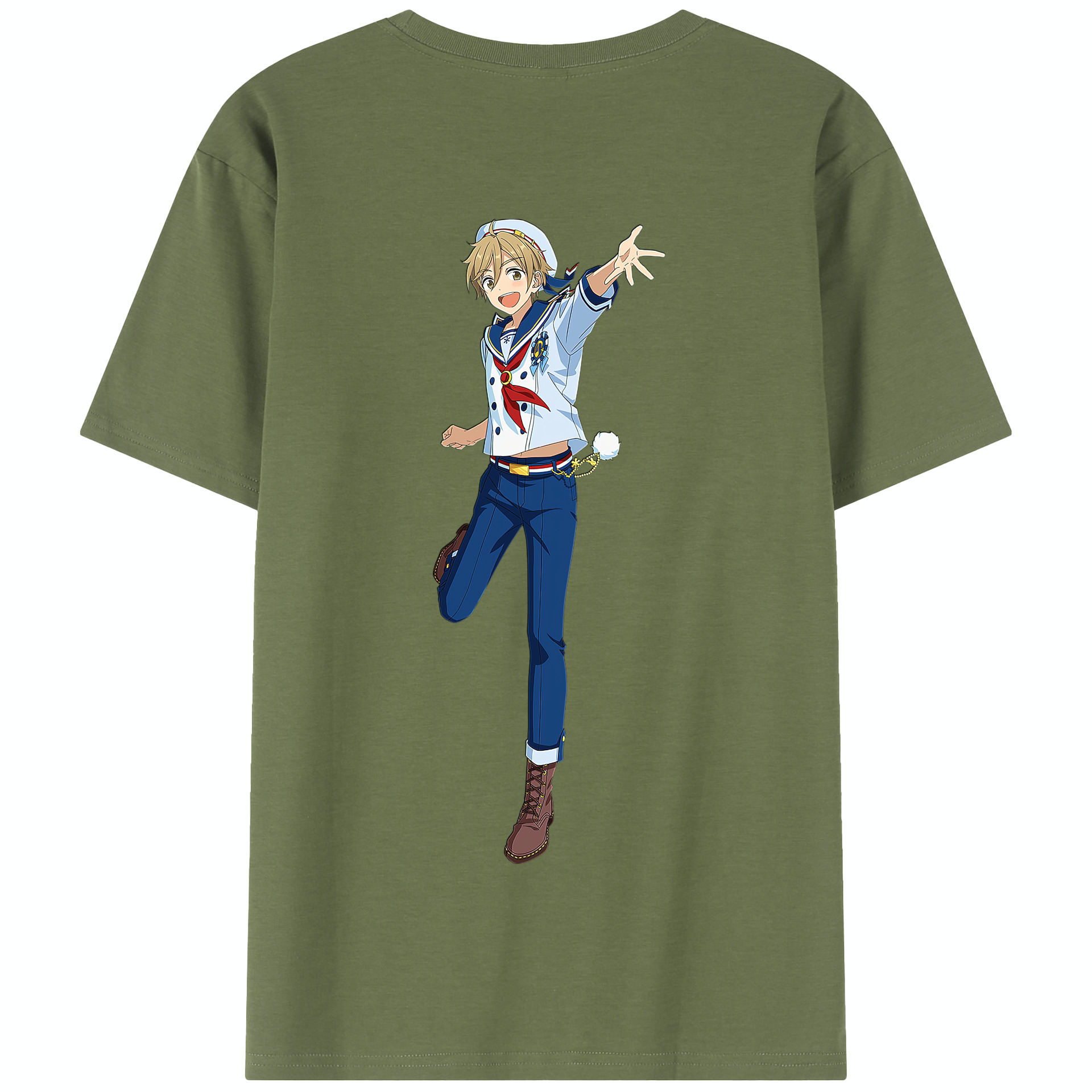 （画像用） あんさんぶるスターズ! Ensemble Stars 綿100％半袖Tシャツ（背面プリント）